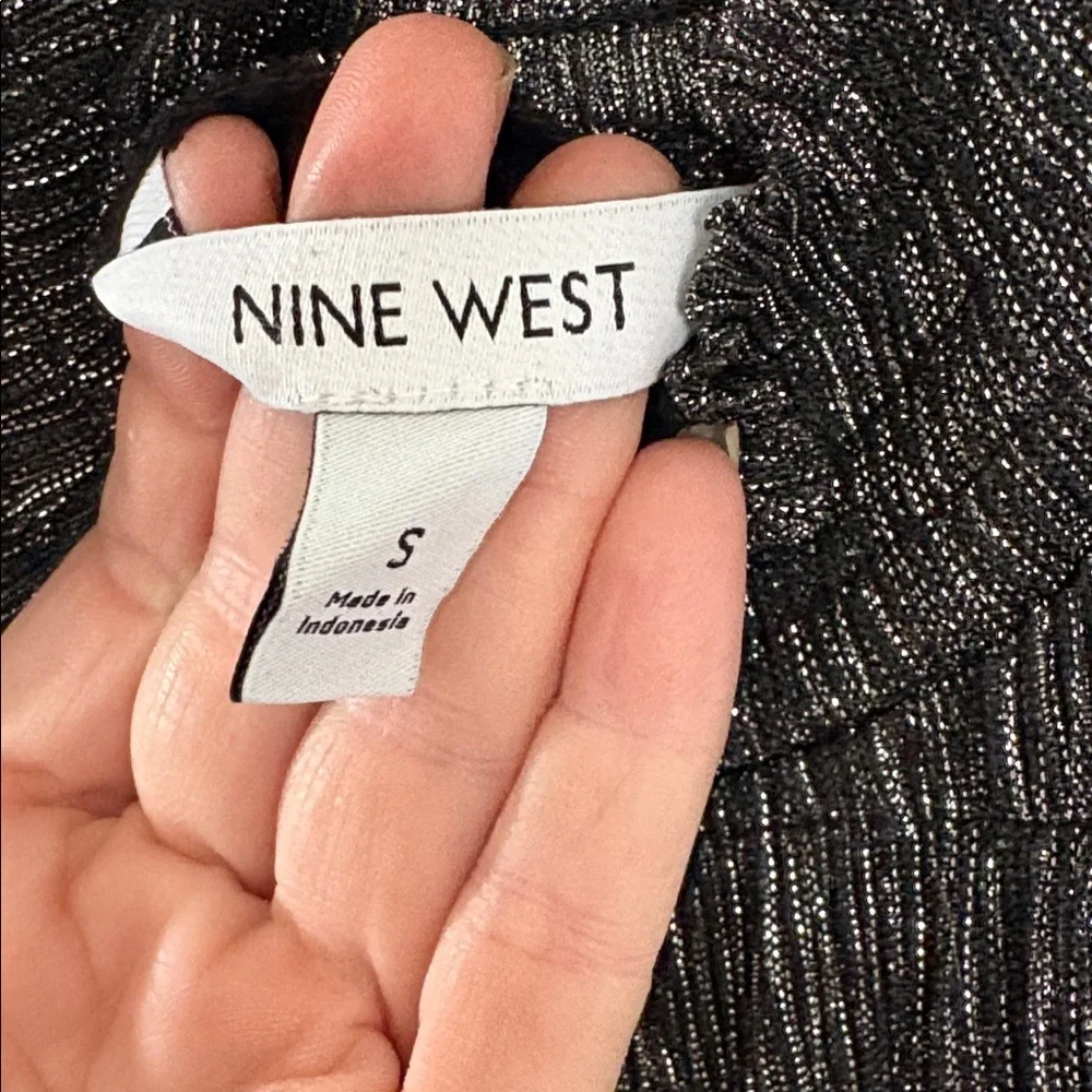 NWT Nine West Metallic Mod Mini S